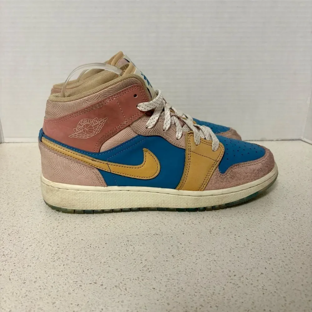 Nike Jordan 1 Mid GS Zen Sneakers L3